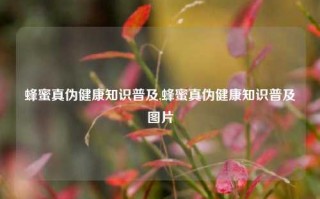 蜂蜜真伪健康知识普及,蜂蜜真伪健康知识普及图片