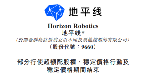 地平线机器人，部分行使超额配股权，募资升至60.87亿-第2张图片-健康网