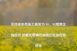 支持资本市场工具发力 M1、M2增速企稳回升 近期宏观调控思路已在适应性转变-第1张图片-健康网