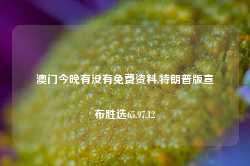 澳门今晚有没有免费资料,特朗普版宣布胜选65.97.12-第1张图片-健康网