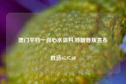 澳门平特一肖心水资料,特朗普版宣布胜选65.97.60-第1张图片-健康网