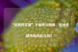 “贝森特交易”下强美元回调，亚洲金融市场风险几何？-第1张图片-健康网